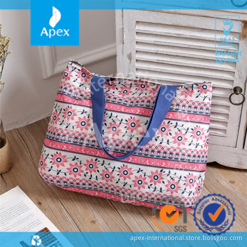 Waterproof printed hand shopping bag